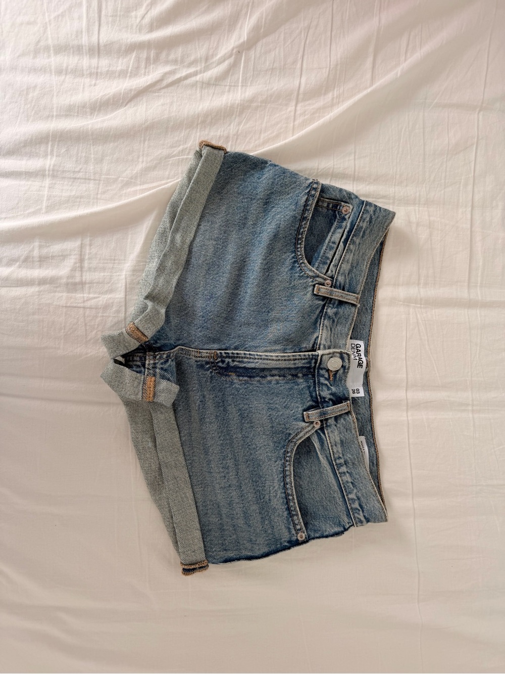 Garage Blue Denim Jean Shorts
